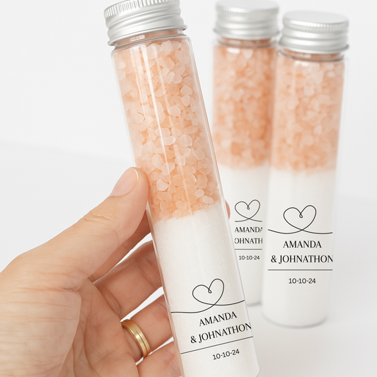 CUSTOMIZED WEDDING BATH SALT