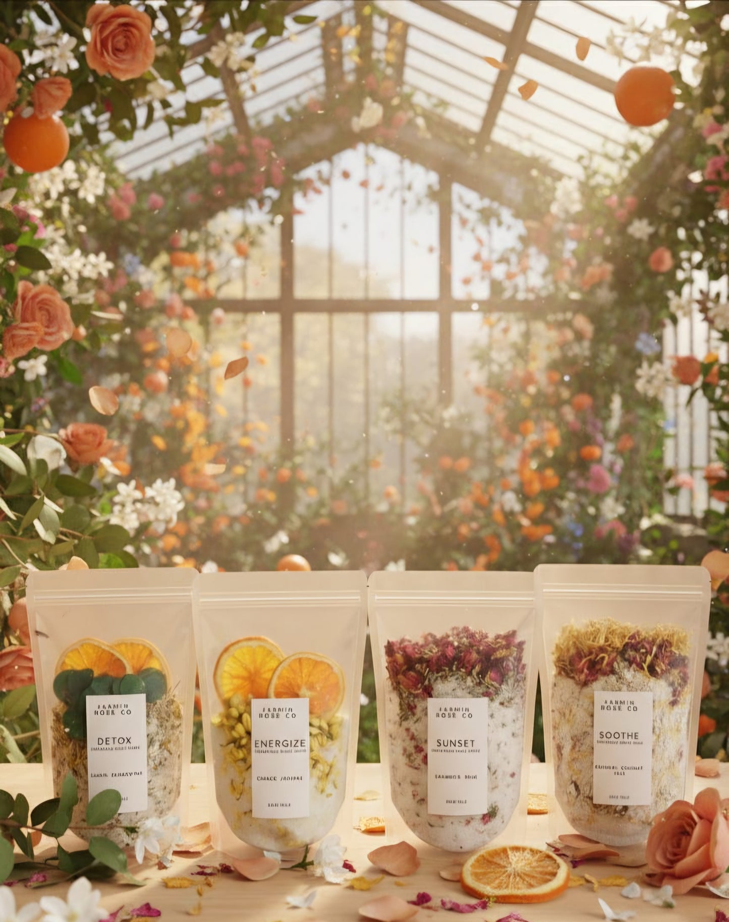 LUXURY BATH SOAK SET- MEDIUM-6 OZ.
