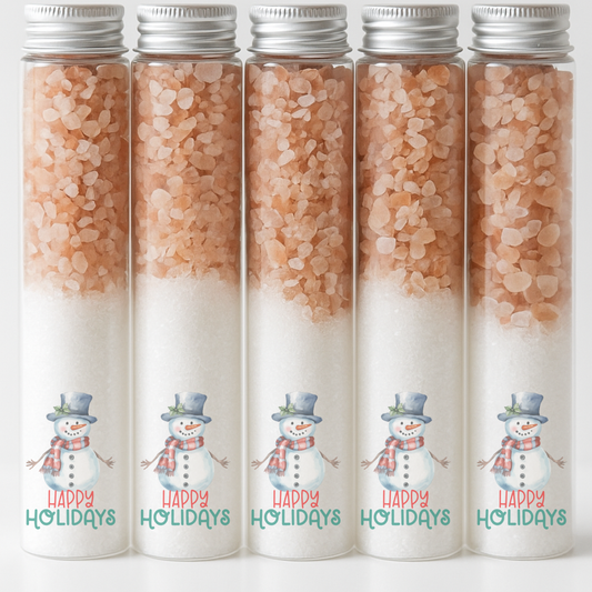 SNOWMAN THEMED BATH SALTS
