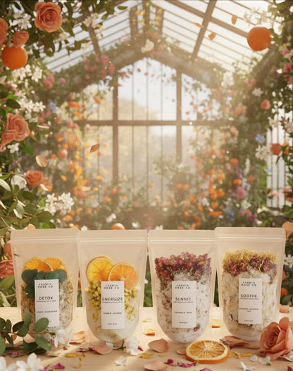 LUXURY BATH SOAK SET- MEDIUM-6 OZ.