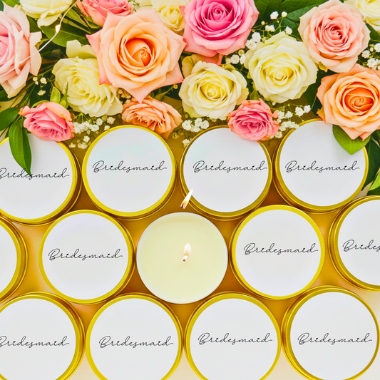 CURSIVE BRIDESMAID CANDLE