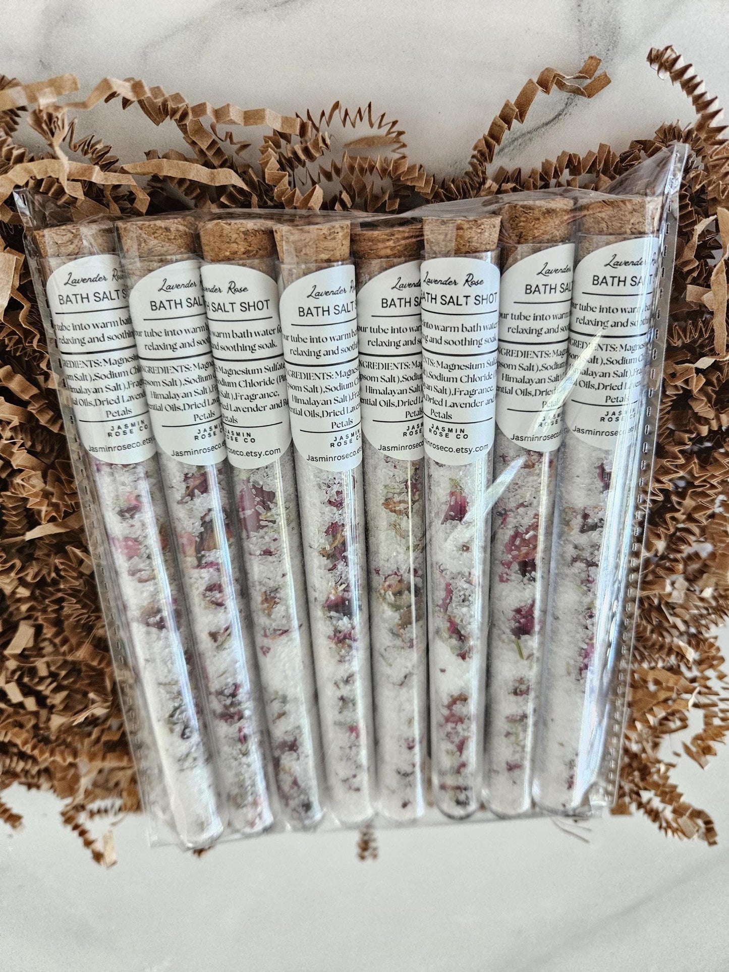 LABELED MINI BATH SALTS