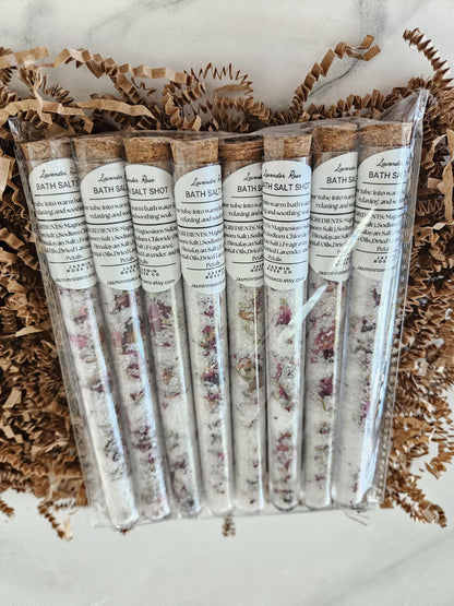 LABELED MINI BATH SALTS