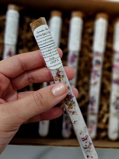 LABELED MINI BATH SALTS