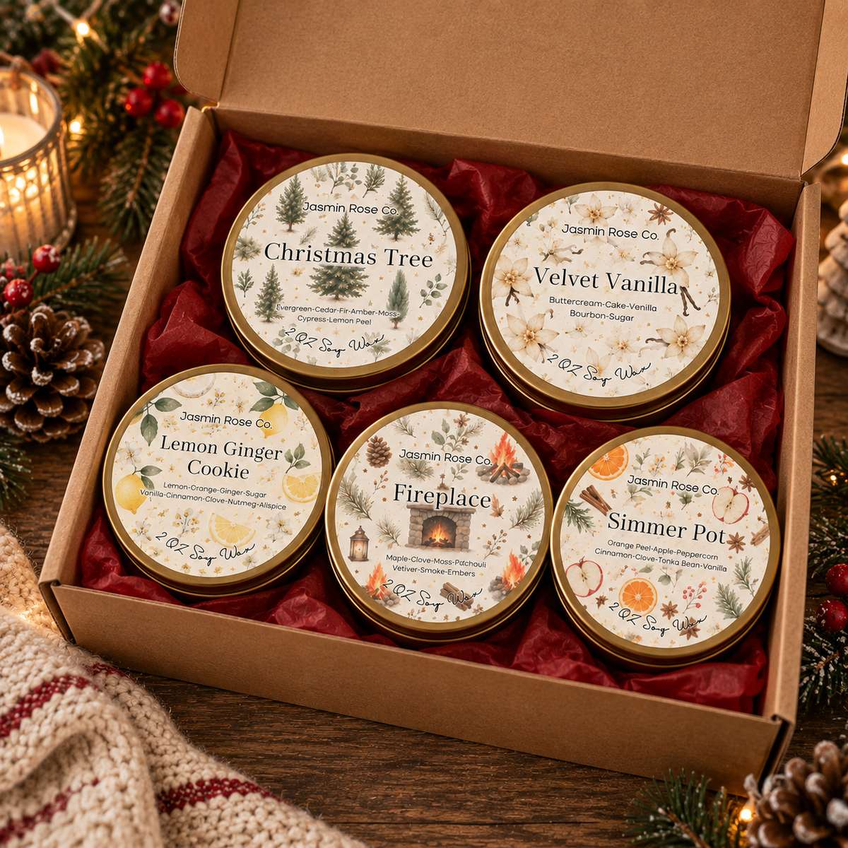 WINTER CANDLE COLLECTION | 2 oz