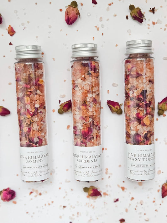 PINK HIMALAYAN SEA SALT WITH ROSE PETALS