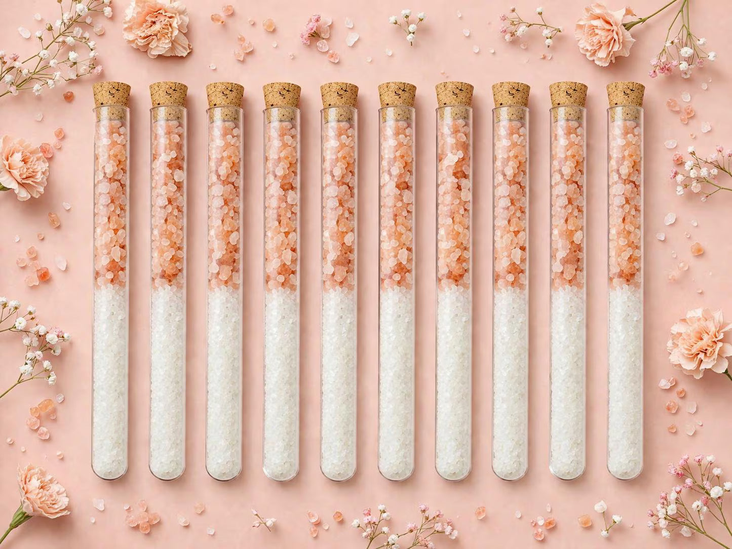 PINK HIMALAYAN BATH SALT TUBES