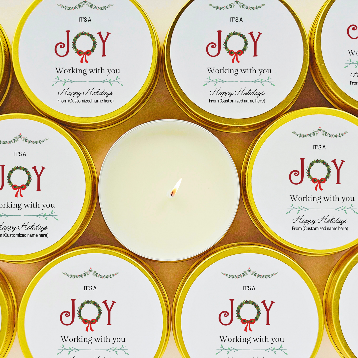 PERSONALIZED "IT'S A JOY WORKING WITH YOU..."