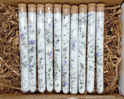 EUCALYPTUS LEMON BATH SALT TUBES