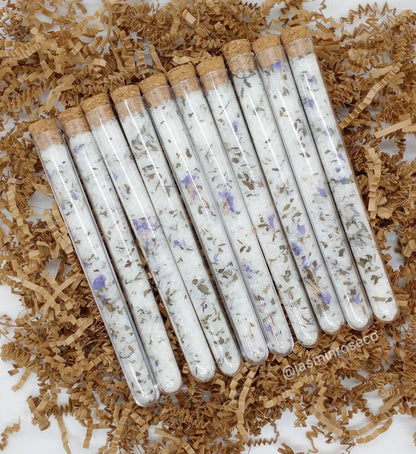 EUCALYPTUS LEMON BATH SALT TUBES