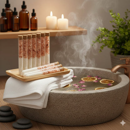 PINK HIMALAYAN BATH SALT TUBES