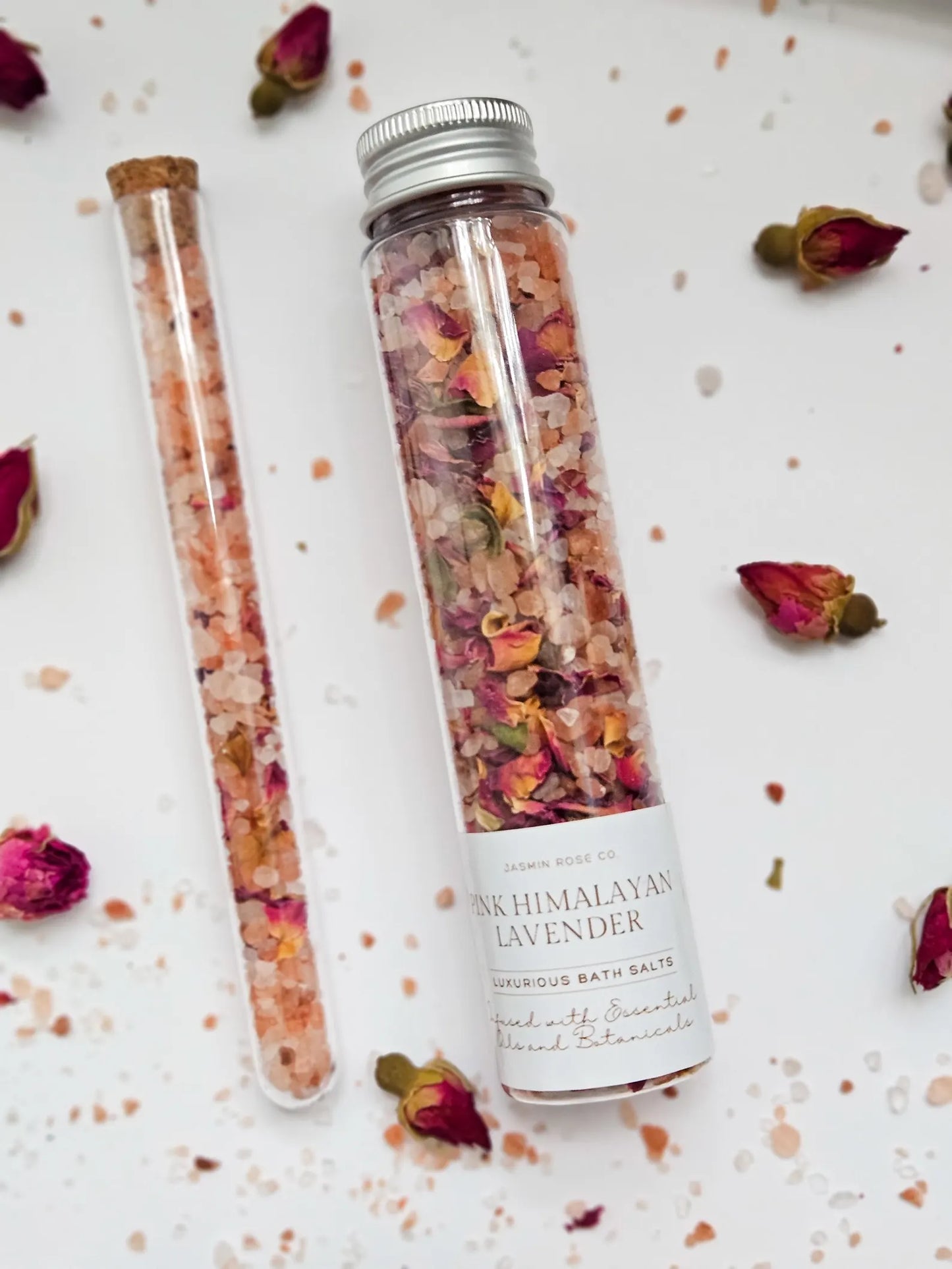 PINK HIMALAYAN SEA SALT WITH ROSE PETALS