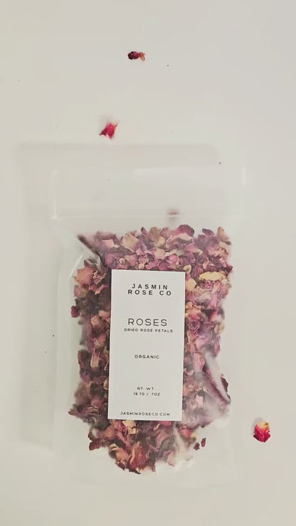 ORGANIC DRIED ROSE PETALS