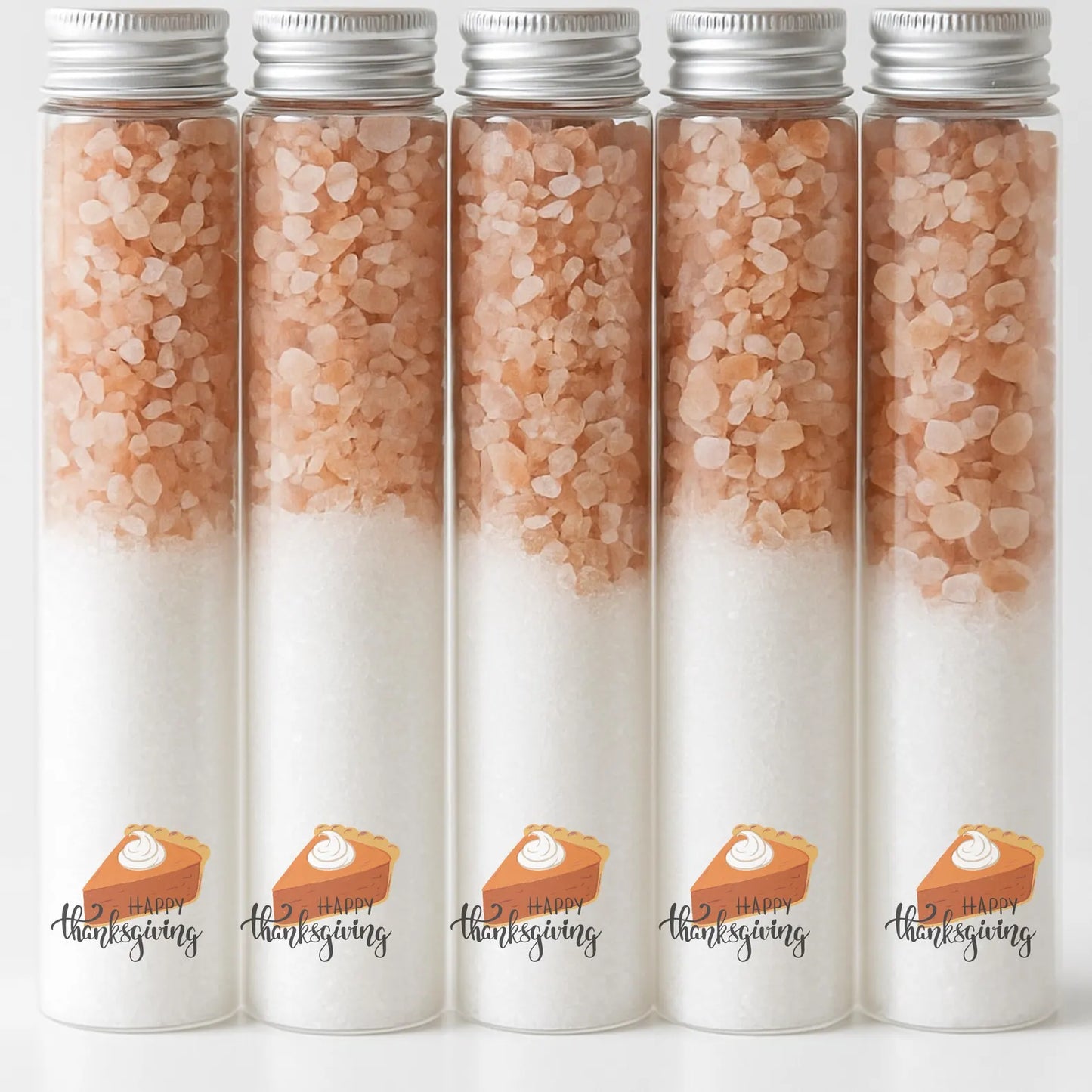 HAPPY THANKSGIVING PUMPKIN PIE THEMED BATH SALTS