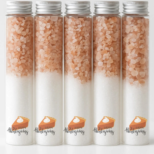 HAPPY THANKSGIVING PUMPKIN PIE THEMED BATH SALTS